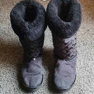 Coach winter boots